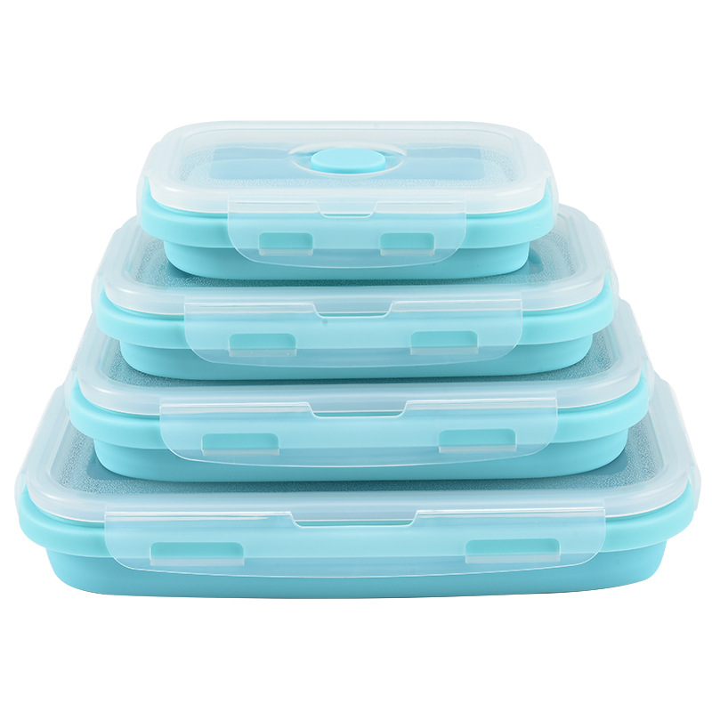 Food Storage Safe - 접이식 실리콘 식품 보관 용기, 밀폐