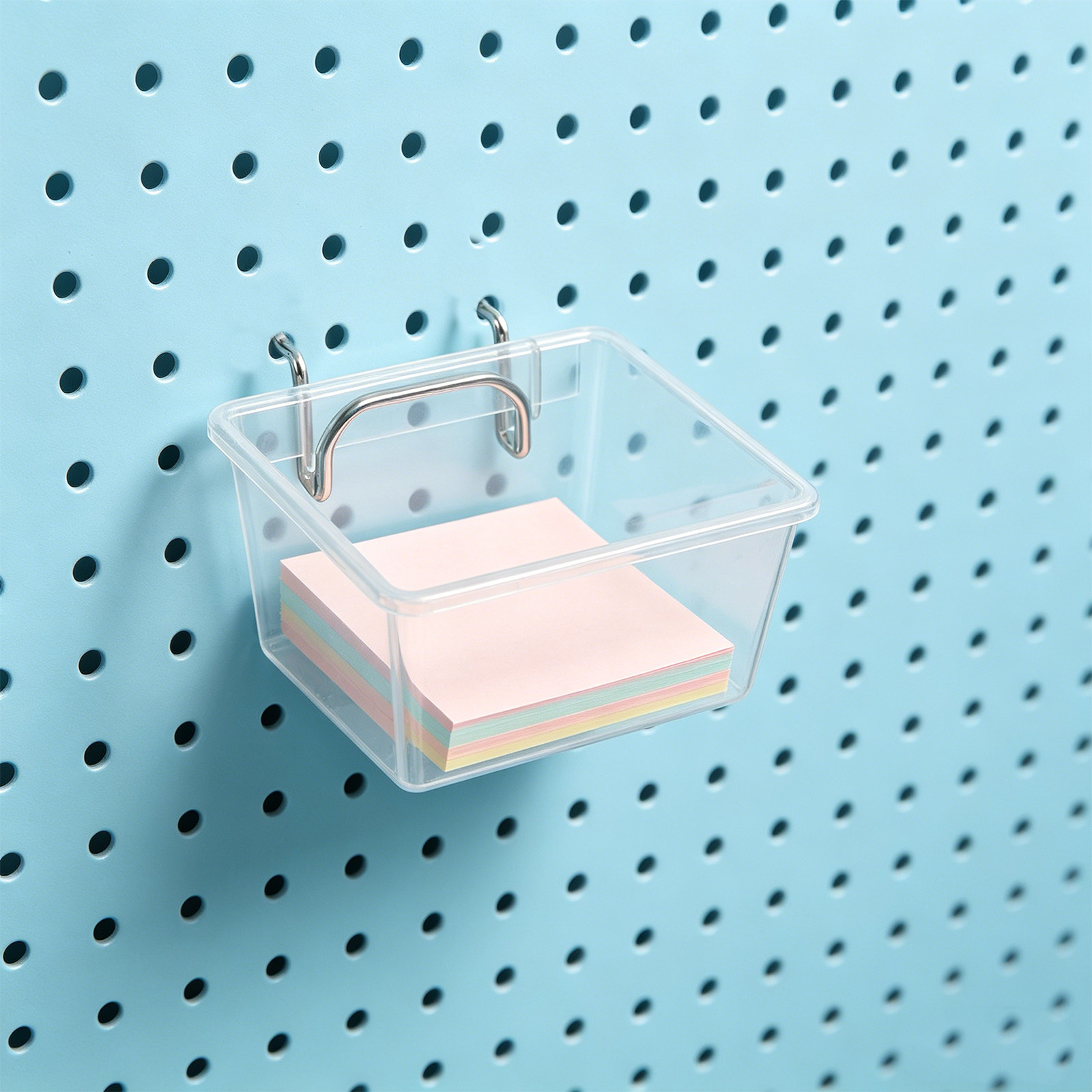 Food Storage For Room - 20개 페그보드 수납함 정리 키트, 투명