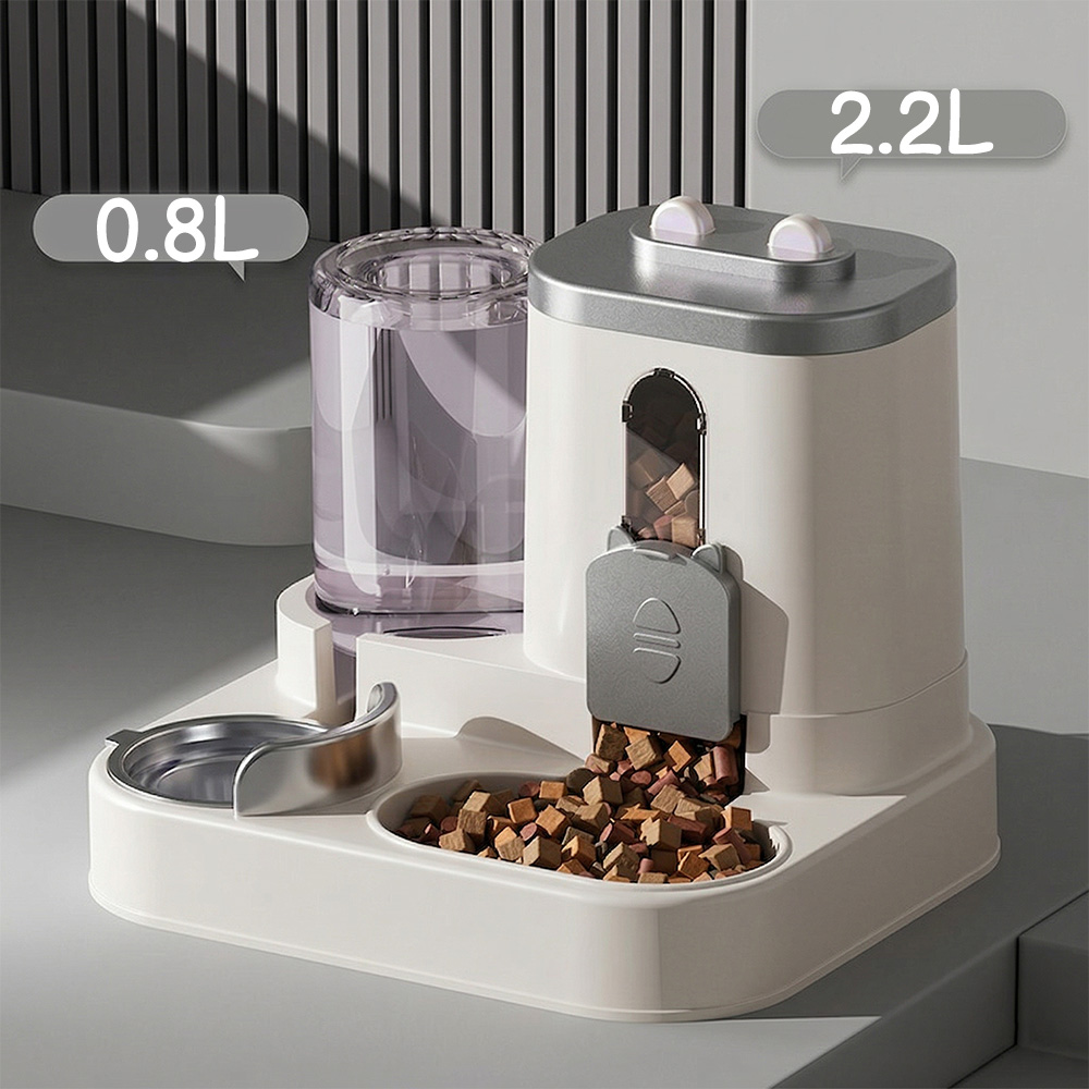 Dog Food Storage Xl - 자동 급식기 개 고양이 사료 그릇