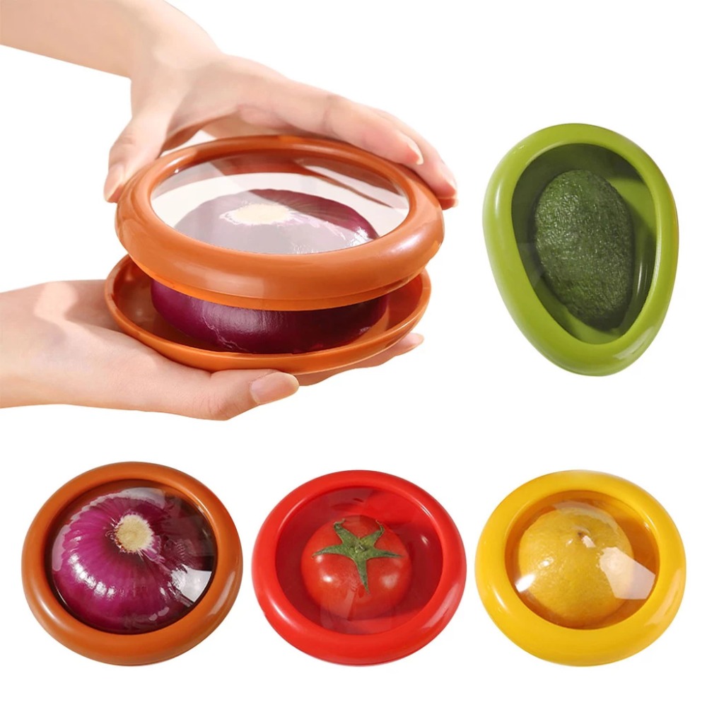 Food Storage Eco Friendly - 투명 아보카도 신선 보관 용기 양파