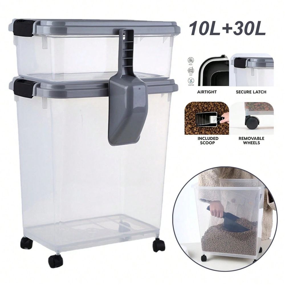 Food Storage Stackable Containers - 식품 보관 용기, 30파운드 11파운드 콤보,