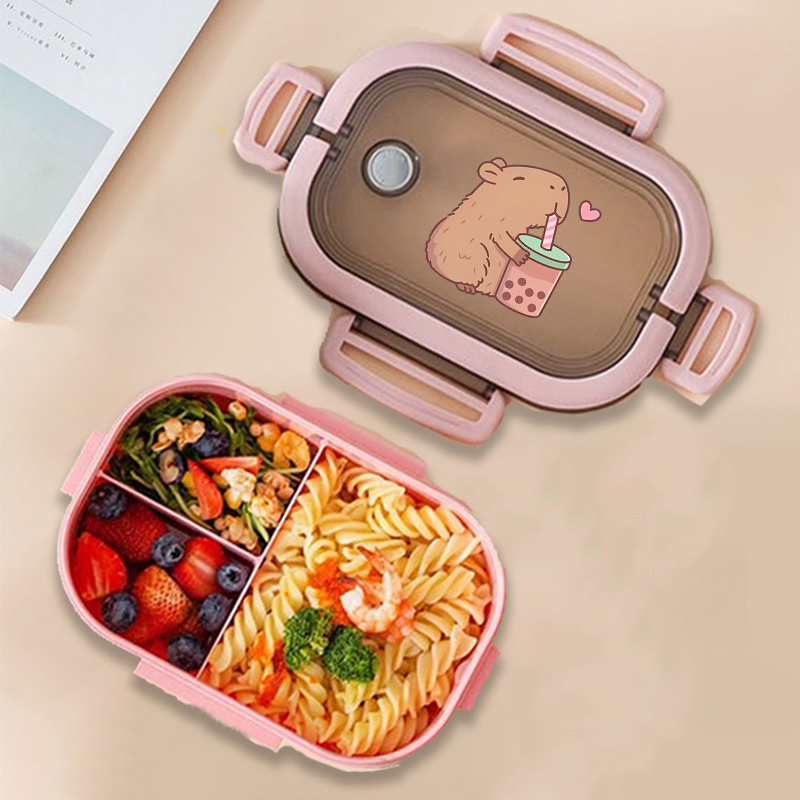 Food Storage Ideas - Capybara 도시락 상자 애니메이션 동물 인쇄