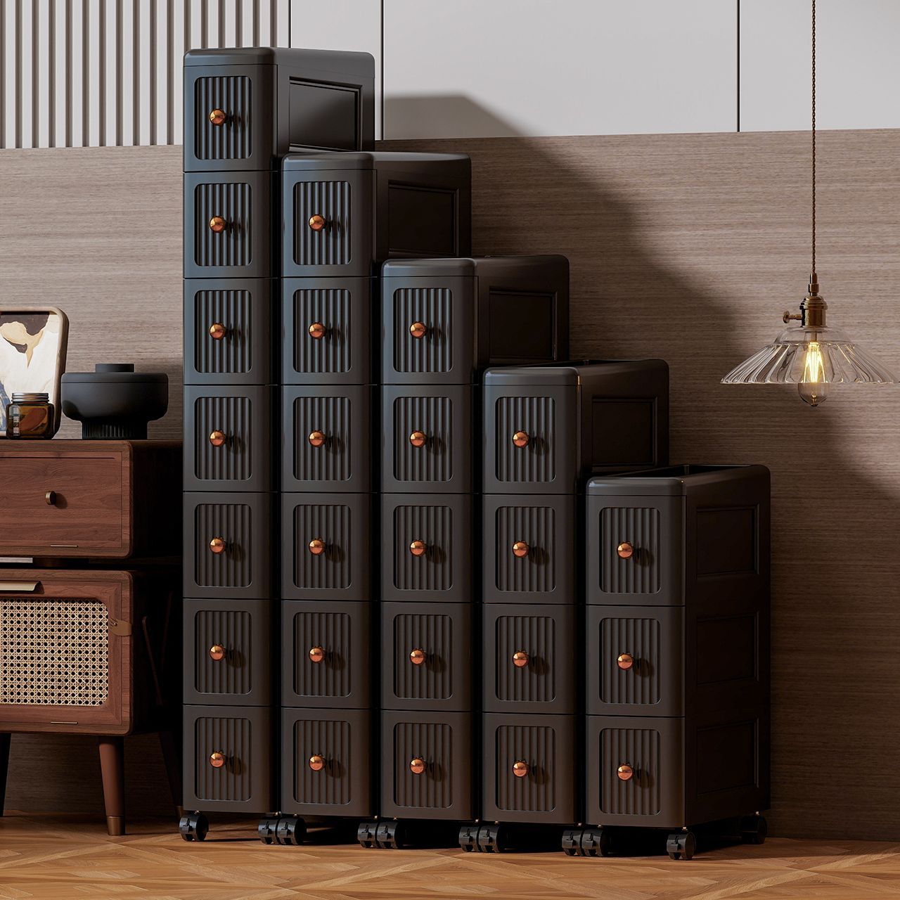 Food Storage For Room - 15CM 좁은 간격의 서랍형 수납장 –