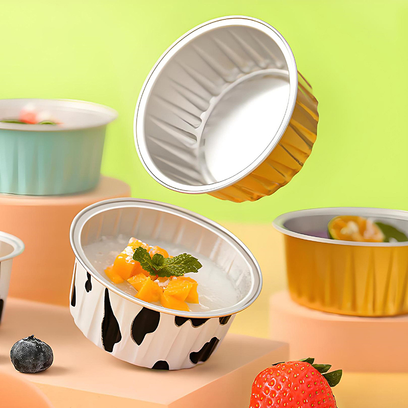 Food Storage Lid - 10/20/30개입 원형 베이킹 컵, 뚜껑 포함