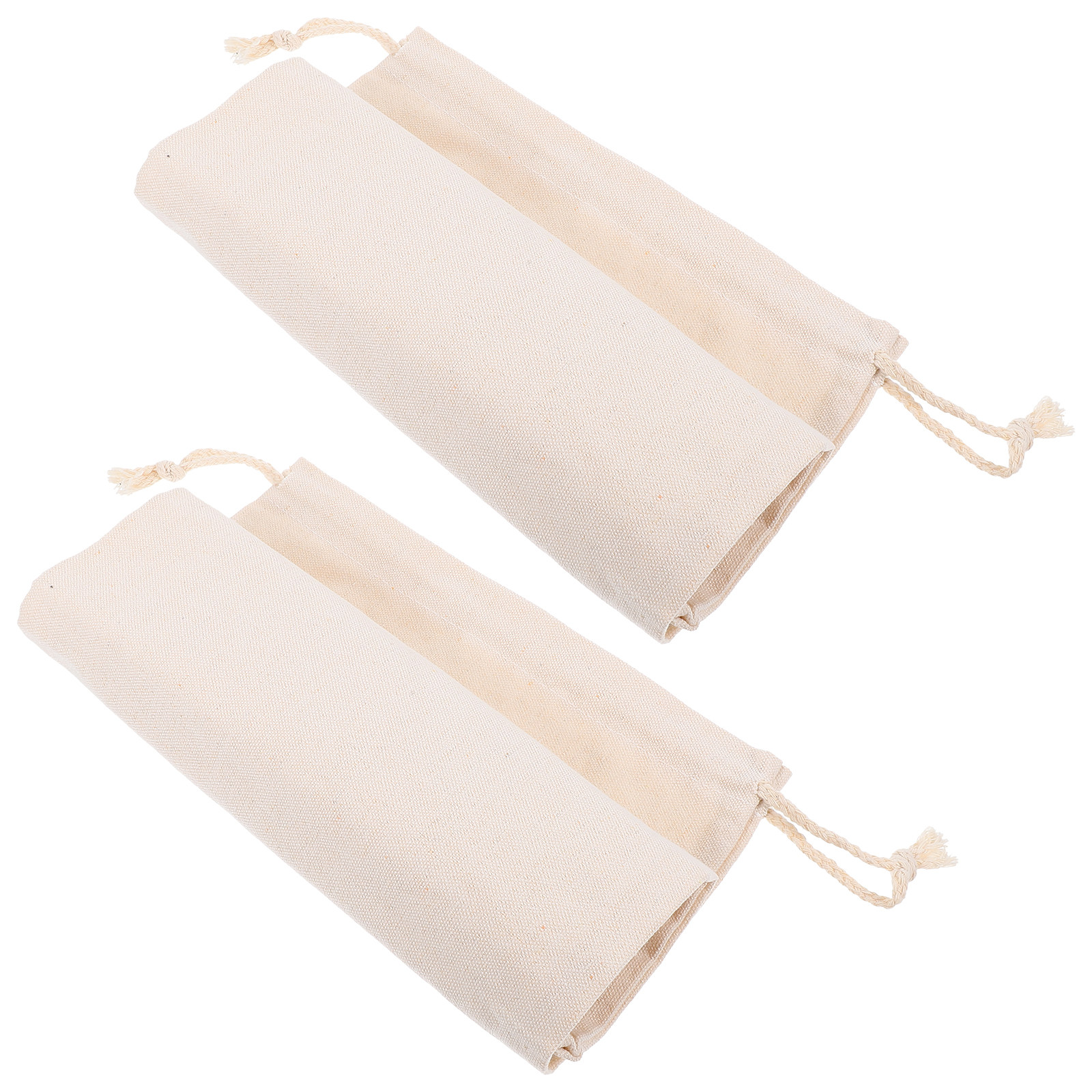 Food Storage In Roots - 2Pcs 헤비 듀티 캔버스 프로듀스 가방(드로스트링