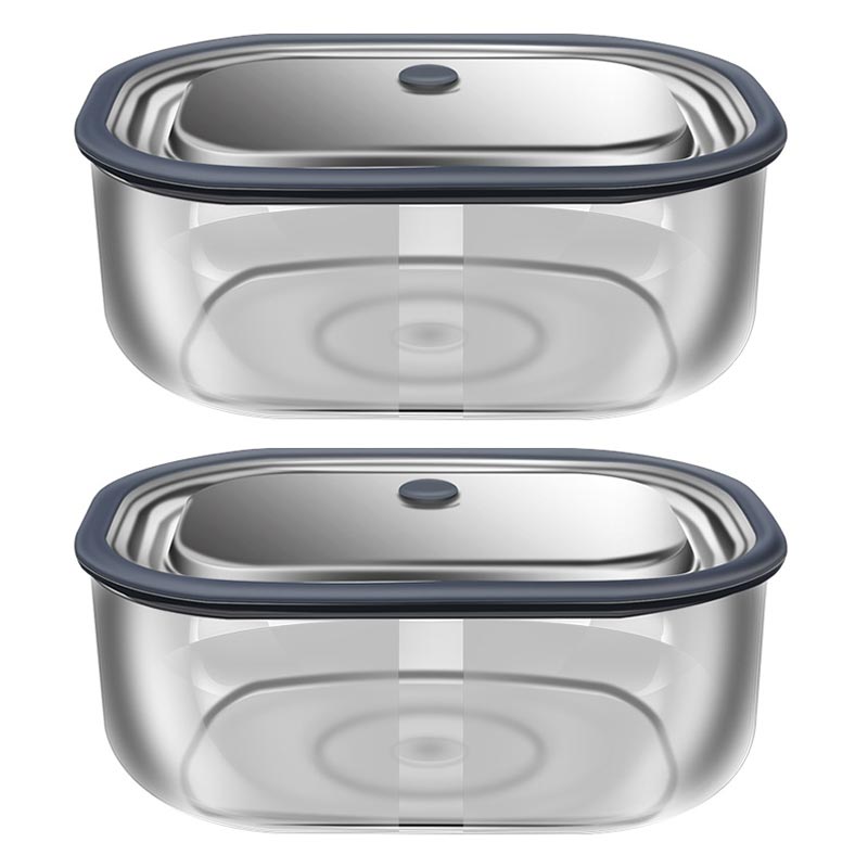 Glass Meal Prep Container - 고 붕규산염 유리 직사각형 도시락 상자,