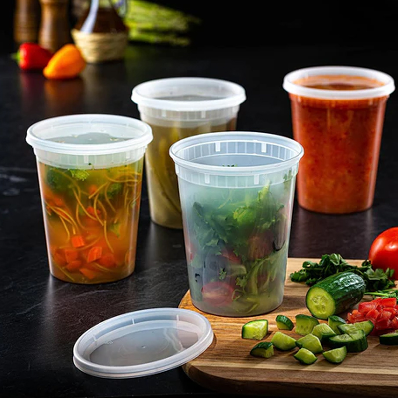 Food Storage Safe - 뚜껑이 있는 식품 보관 용기, 냉동고