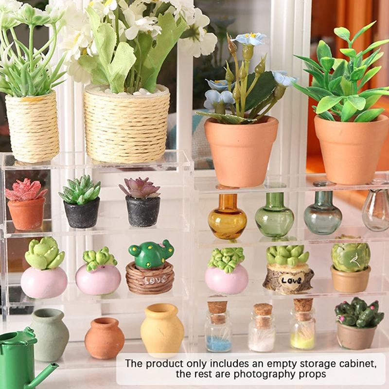 1Pc 1:12 인형 집 미니어처 다층 랙 찬장 보관  - Food Storage For Room 리뷰 및 가격