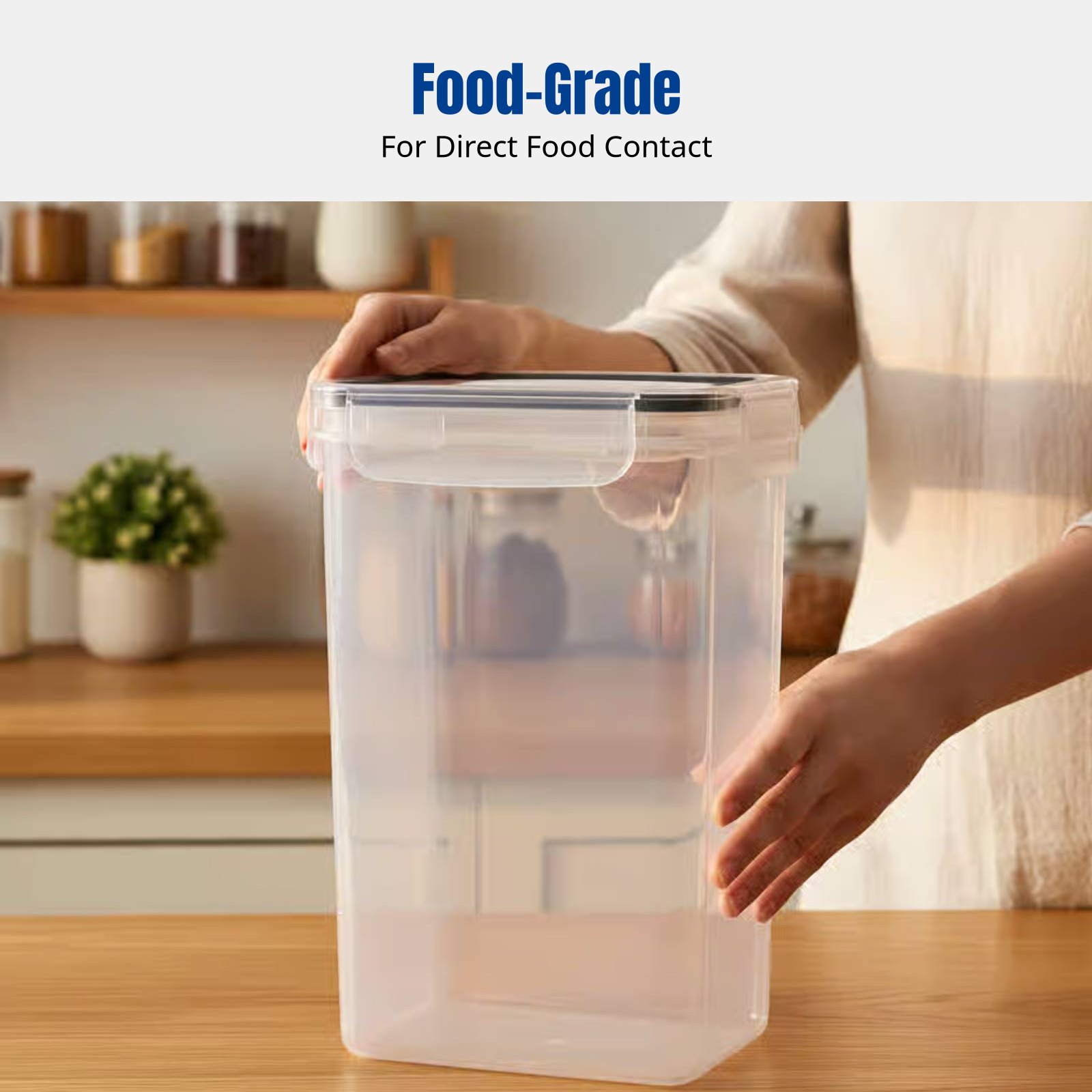 밀폐 식품 보관 용기 세트, 대용량, 투명, 쌓을 수  - Food Storage Stackable Containers 리뷰 및 가격