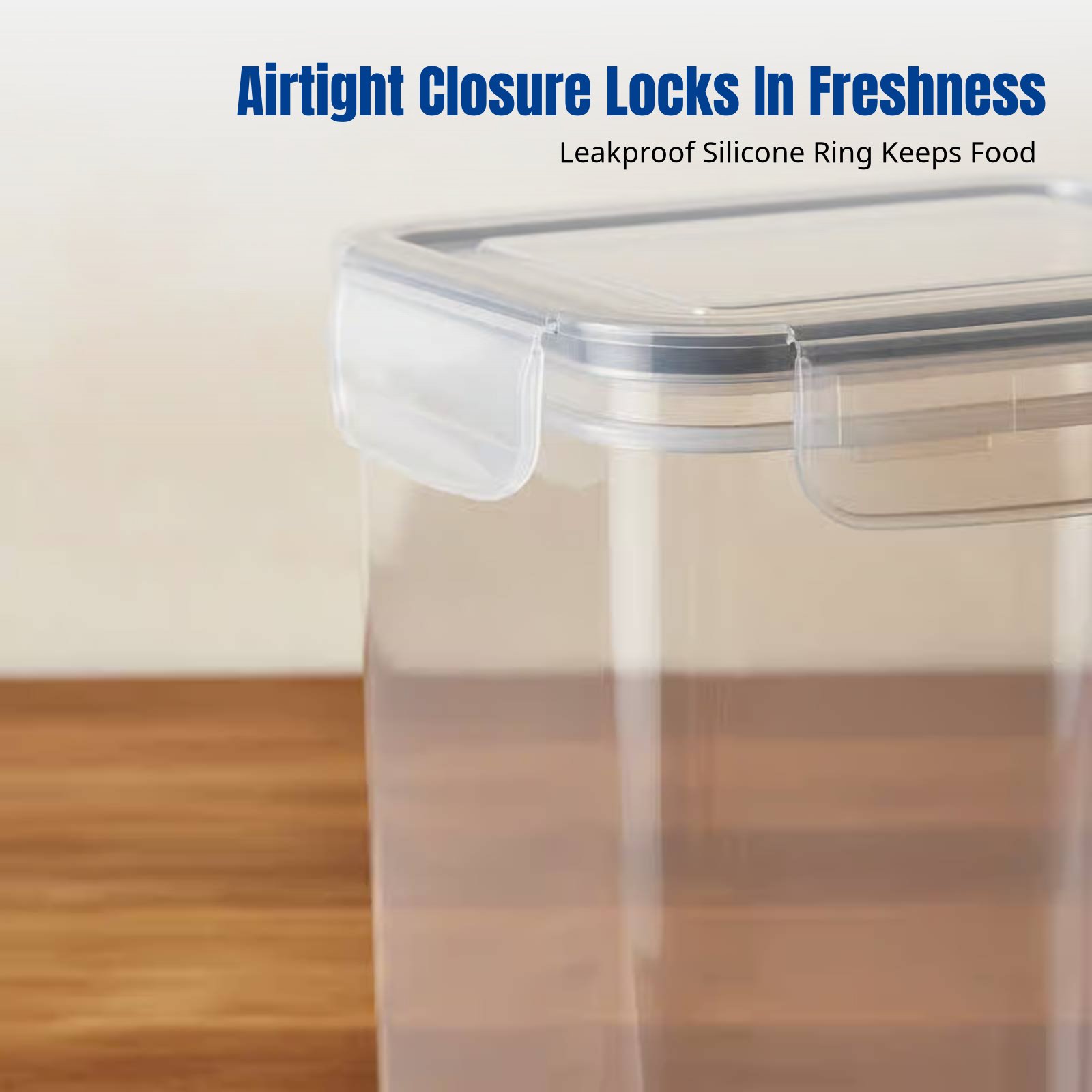 밀폐 식품 보관 용기 세트, 대용량, 투명, 쌓을 수  - Food Storage Stackable Containers 리뷰 및 가격