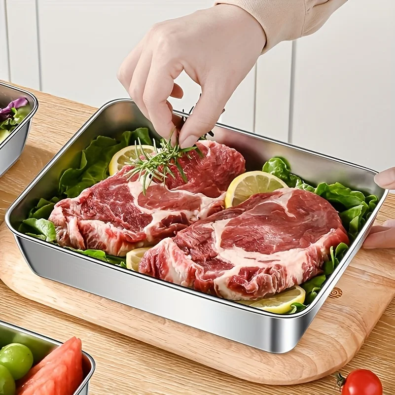 5종 스테인리스 스틸 식품 보관 세트 - 새지 않는 뚜 - Food Storage Boxes With Lids 리뷰 및 가격