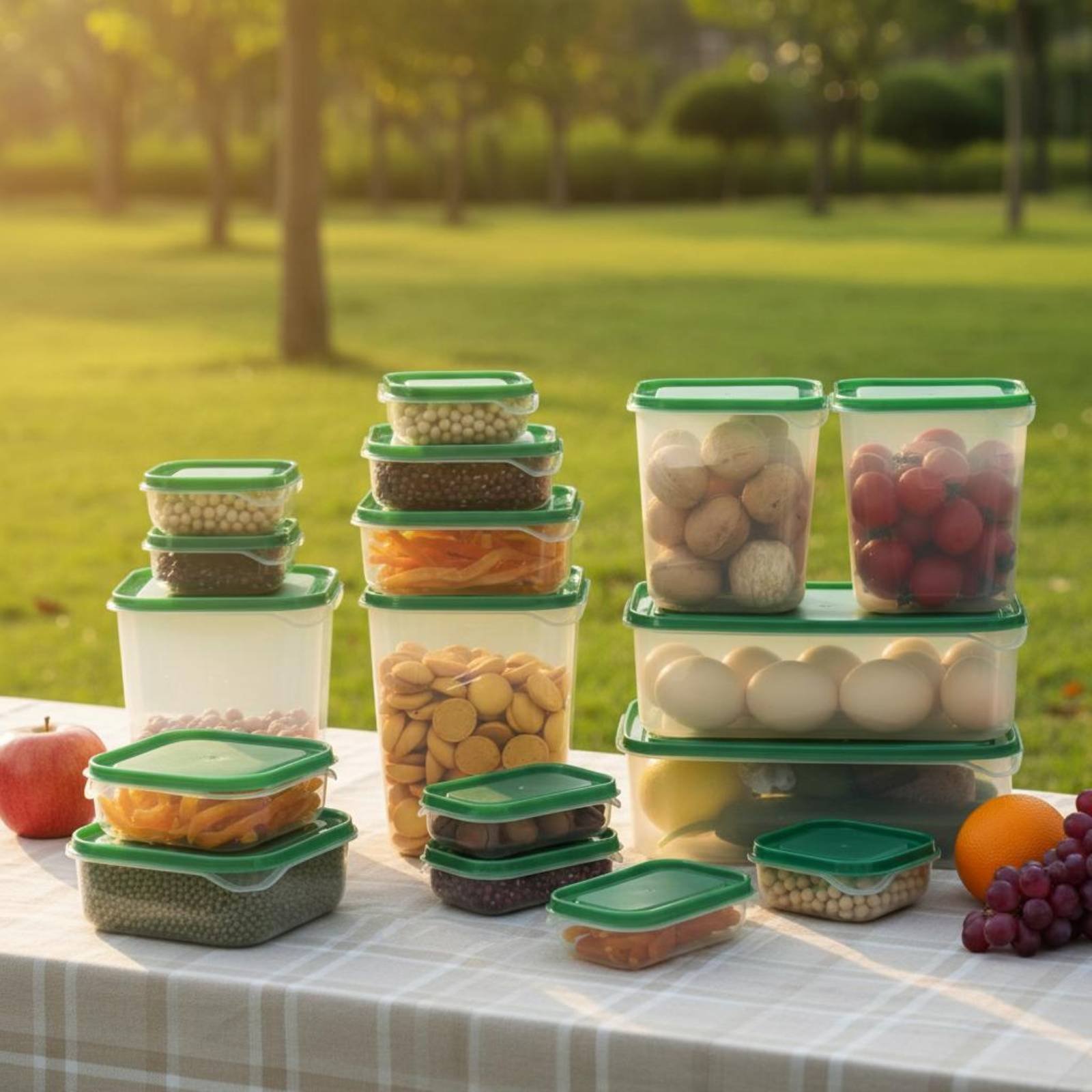 17개 냉장고 보관함 세트, 새지 않는 플라스틱 음식  - Food Storage Boxes With Lids 리뷰 및 가격