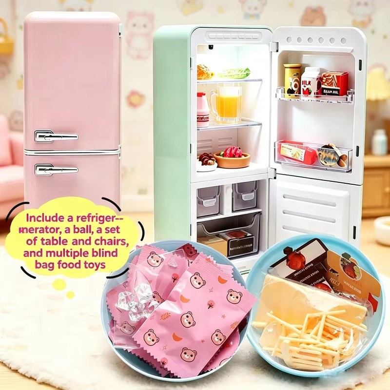 4색 미니 냉장고 블라인드 박스 장난감 세트 |   랜 - Food Storage Table 리뷰 및 가격