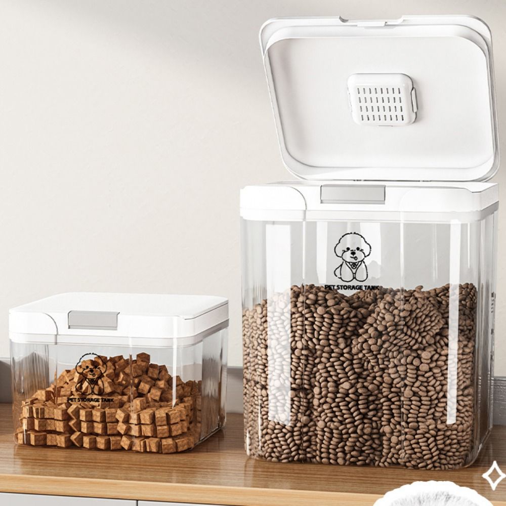 습기 방지 애완동물 사료 보관 용기 대용량 투명 개 사 - Dog Food Storage Xl 리뷰 및 가격