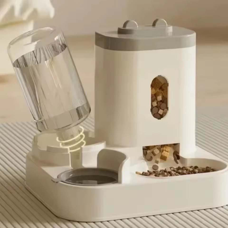 자동 급식기 개 고양이 사료 그릇 물 분수 포함 대용량 - Food Storage Not Plastic 리뷰 및 가격