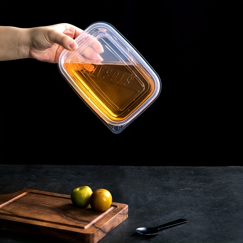 6개의 투명한 쌓을 수 있는 플라스틱 식품 보관 용기  - Food Storage Stackable Containers 리뷰 및 가격