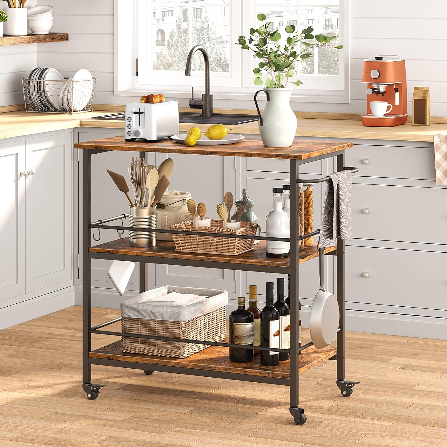 3단 산업용 주방 아일랜드(수납 선반 포함), 사이드  - Food Storage Table 리뷰 및 가격