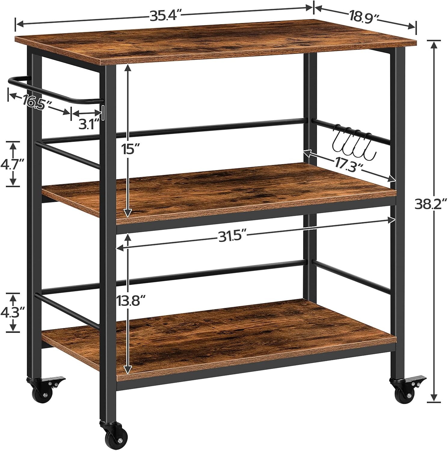 3단 산업용 주방 아일랜드(수납 선반 포함), 사이드  - Food Storage Table 리뷰 및 가격