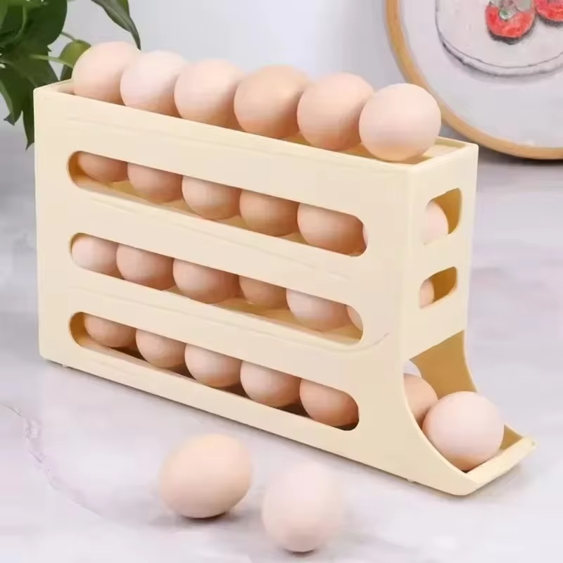 냉장고 주방 보관용 4단 자동 회전식 계란 홀더 - Egg Storage Holder 리뷰 및 가격