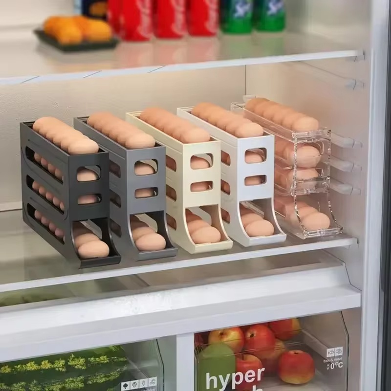 냉장고 주방 보관용 4단 자동 회전식 계란 홀더 - Egg Storage Holder 리뷰 및 가격