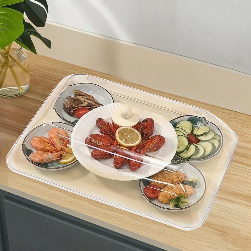 WORTHBUY 재사용 가능한 플라스틱 식품 커버 투명 - Food Storage For Room 리뷰 및 가격