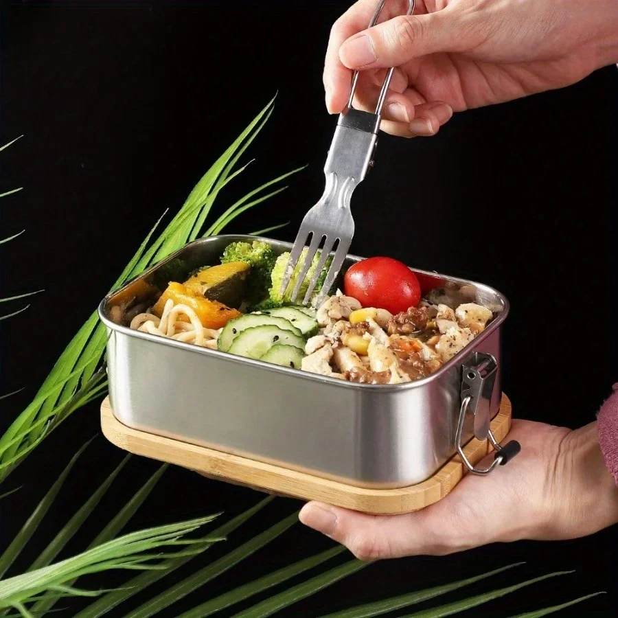 새로운 304 스테인리스 스틸 대나무 뚜껑 도시락, 일 - Food Storage Ideas 리뷰 및 가격