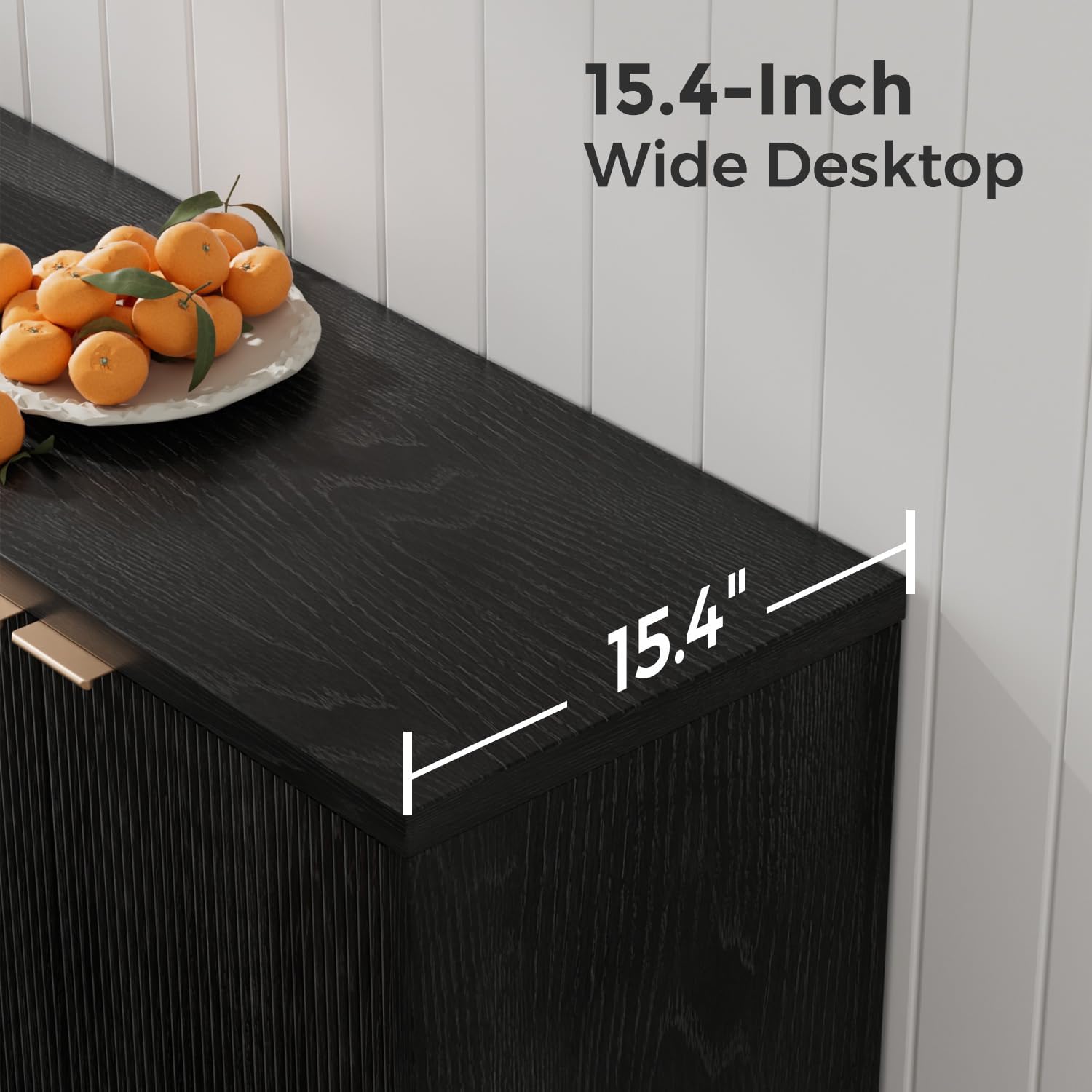 플루트형 수납장이 있는 모던 사이드보드 프레임, 이중  - Food Storage For Room 리뷰 및 가격
