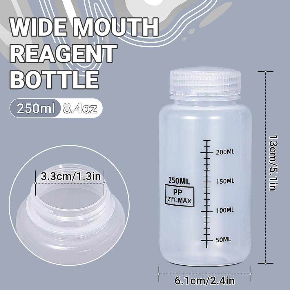 8온스/250ml 와이드 입구 플라스틱 병, 눈금이 있 - Food Storage Not Plastic 리뷰 및 가격