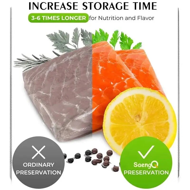 SaengQ 진공 백 음식 진공용 밀봉기 음식 신선도  - Food Storage Vacuum Seal 리뷰 및 가격