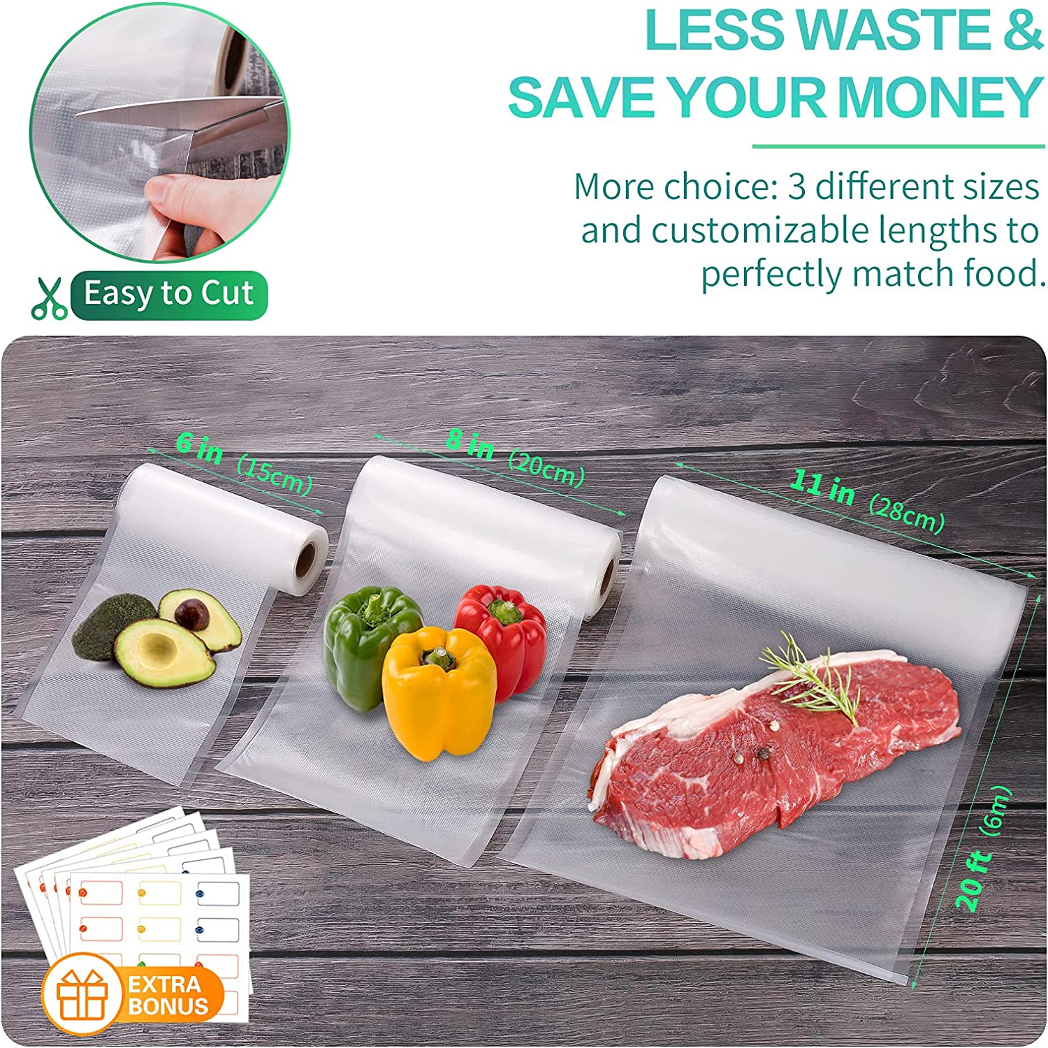 진공 식품 포장용 주방 가방 진공 밀봉 가방 수비드 보 - Food Storage Vacuum Seal 리뷰 및 가격