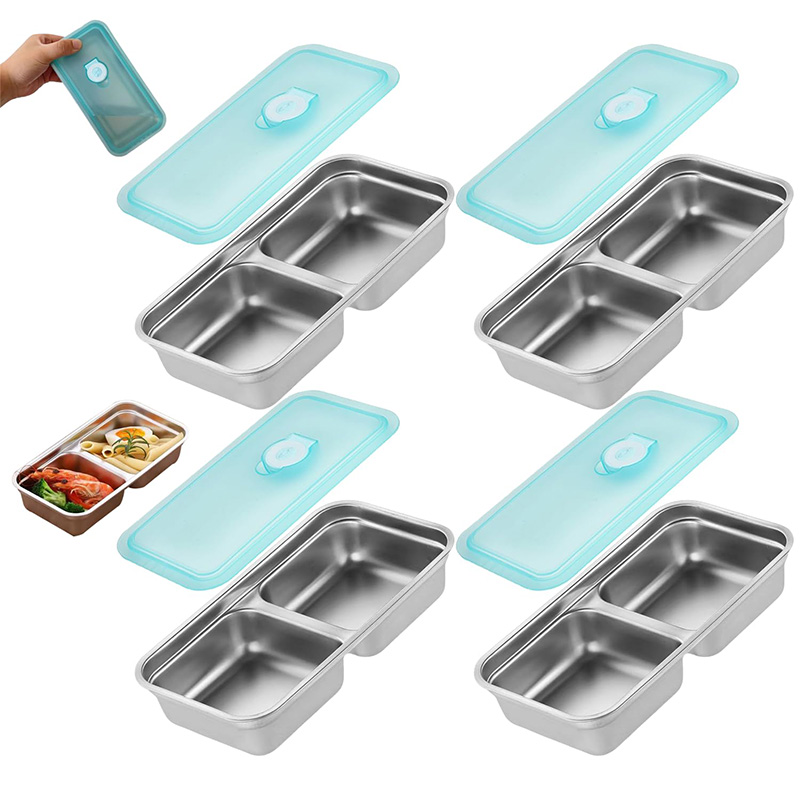 휴대용 스테인레스 스틸 신선 유지 상자 식품 용기 다기 - Food Storage Lunch Box 리뷰 및 가격