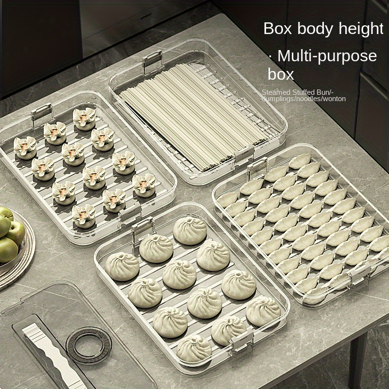 만두 보관 상자, 대용량 다층 냉동고 빠른 식품 보관  - Food Storage Box Large 리뷰 및 가격