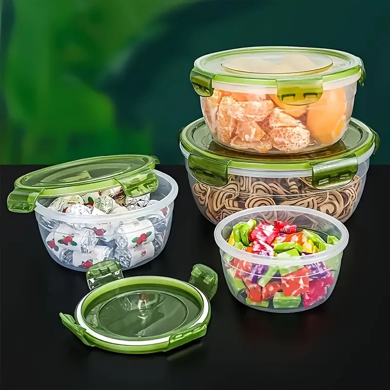 플라스틱 식품 보관 용기 4개, 도시락, 식당, 캠핑, - Food Storage Ideas 리뷰 및 가격