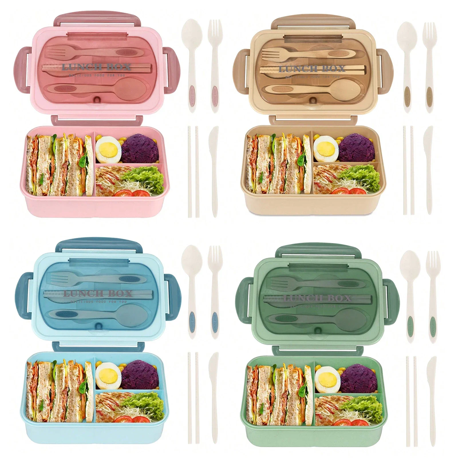 성인용 도시락 상자, 성인 남성 및 여성용 용기, 4  - Food Storage Safe 리뷰 및 가격