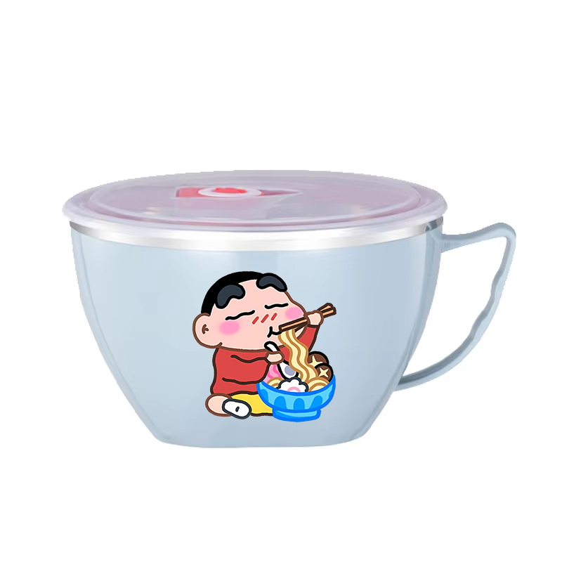 크레용신짱 누들볼 대용량 스테인리스 스틸 그릇 이중층  - Food Storage Box Large 리뷰 및 가격