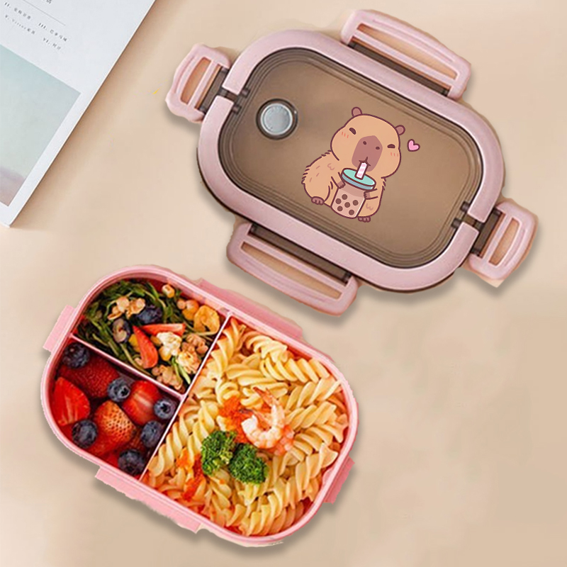 Capybara 도시락 상자 애니메이션 동물 인쇄 식품 - Food Storage Ideas 리뷰 및 가격