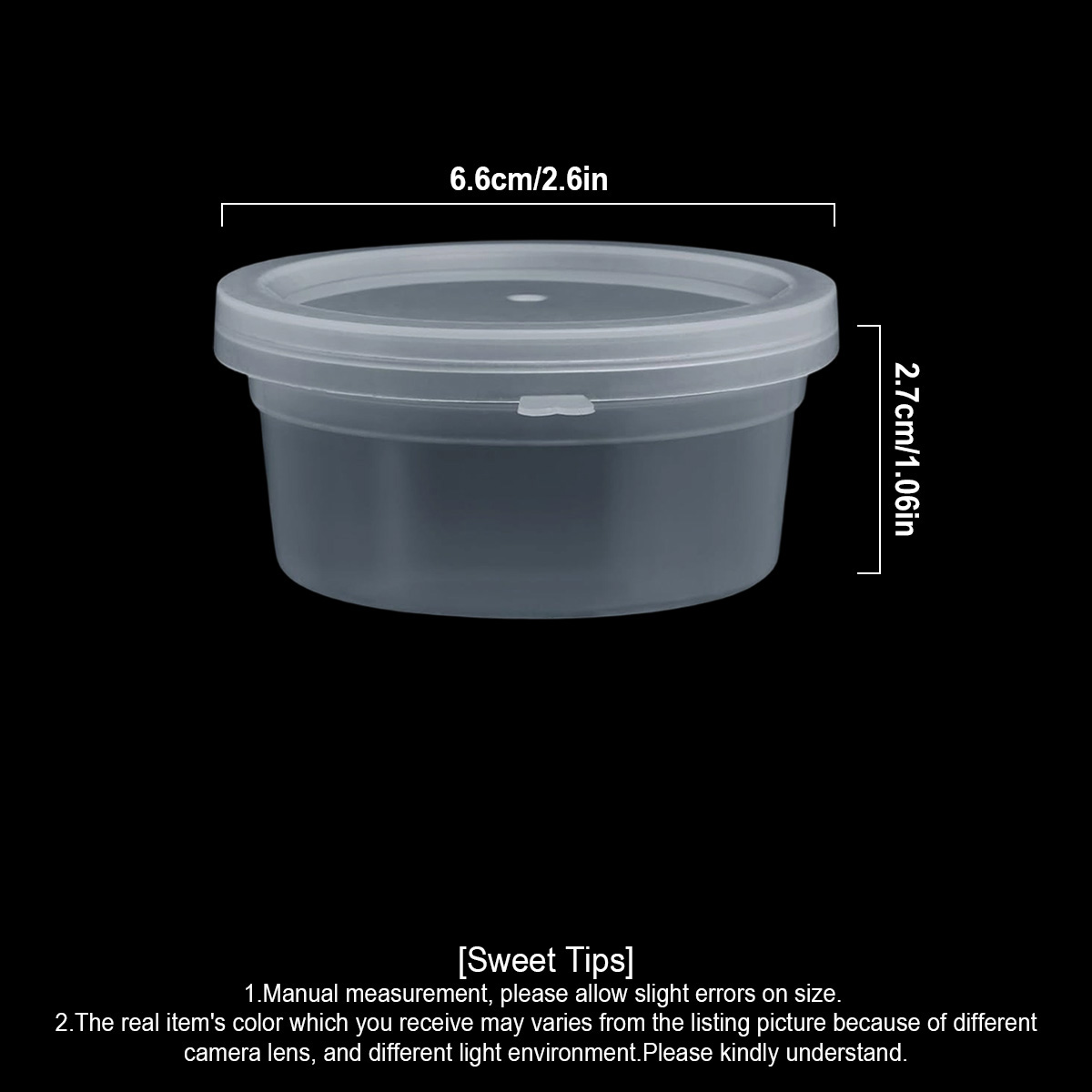 10/20/40팩 작은 슬라임 용기(뚜껑 포함), 조미 - Food Storage Ideas 리뷰 및 가격