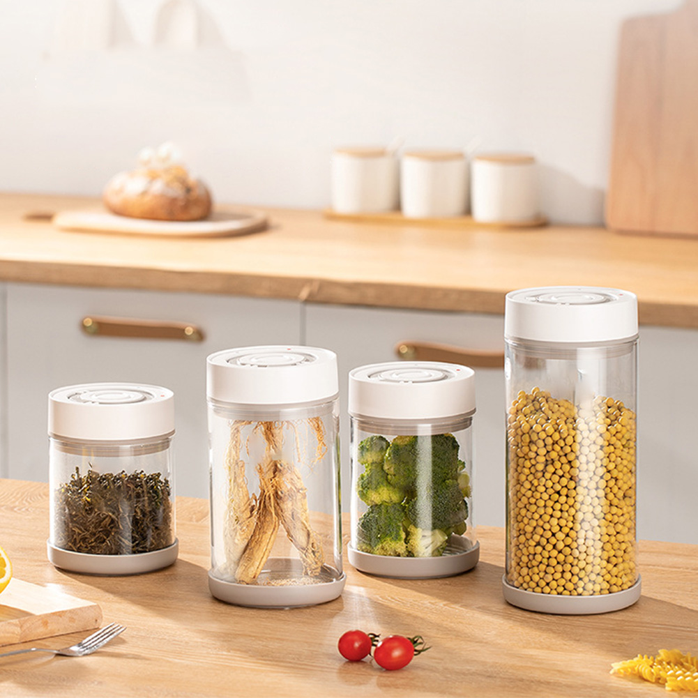 주방 습기 방지 유리 커피콩 항아리 자동 지능형 진공  - Food Storage Ideas 리뷰 및 가격