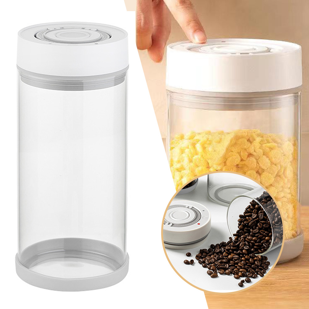 주방 습기 방지 유리 커피콩 항아리 자동 지능형 진공  - Food Storage Ideas 리뷰 및 가격