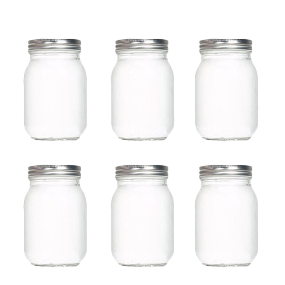 6Pcs 투명한 둥근 유리병, 식품 저장용 밀폐 뚜껑  - Food Storage Lid 리뷰 및 가격