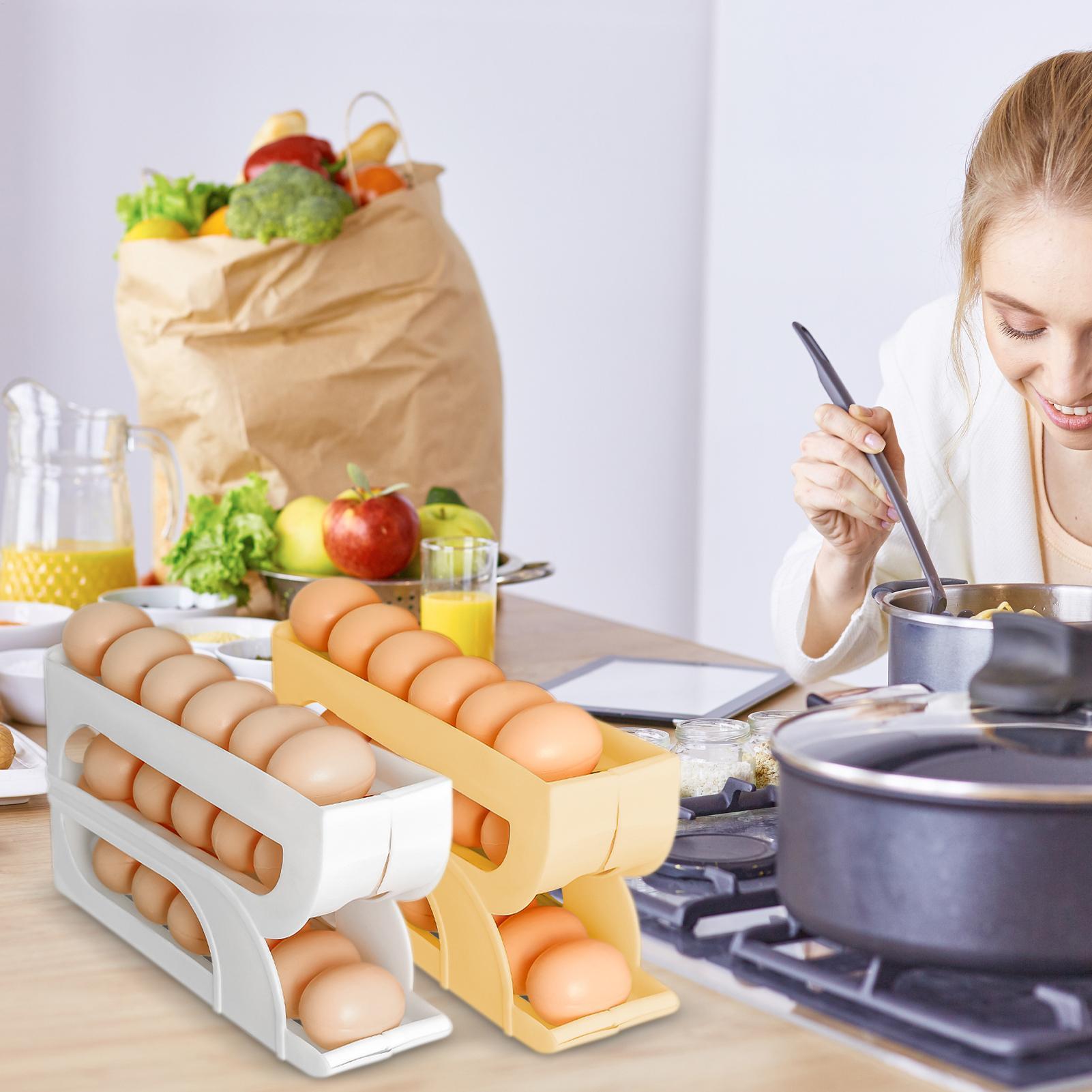 냉장고용 계란 디스펜서 3단 자동 롤링 계란 디스펜서  - Food Storage Dispenser 리뷰 및 가격