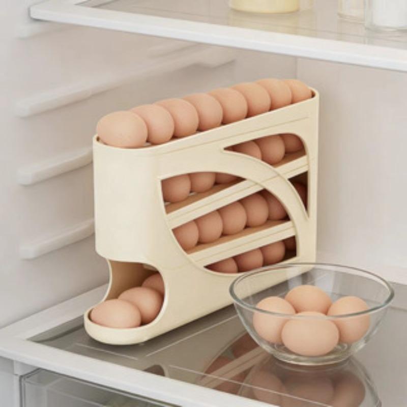 냉장고용 자동 회전 계란 디스펜서 - 냉장고 도어용 자 - Egg Storage Holder 리뷰 및 가격
