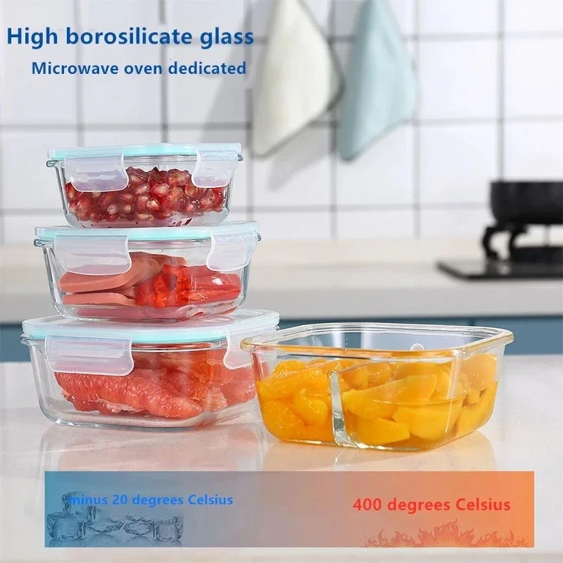 유리 신선도 유지 용기 고붕규산염 내열 전자레인지 도시 - Glass Meal Prep Container 리뷰 및 가격