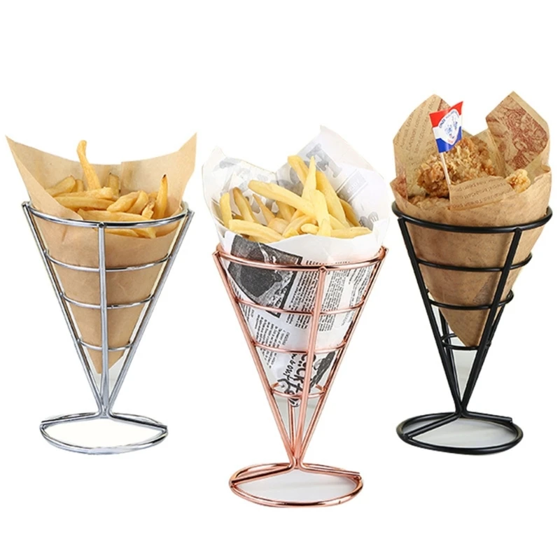 와이어 프렌치 프라이 콘 홀더 스탠드, 튀긴 치킨/감자 - Food Storage Table 리뷰 및 가격