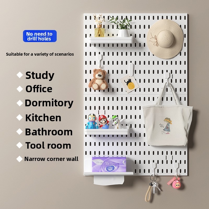 무타공 벽걸이형 수납 페그보드 다용도 DIY 벽 디스플 - Food Storage For Room 리뷰 및 가격