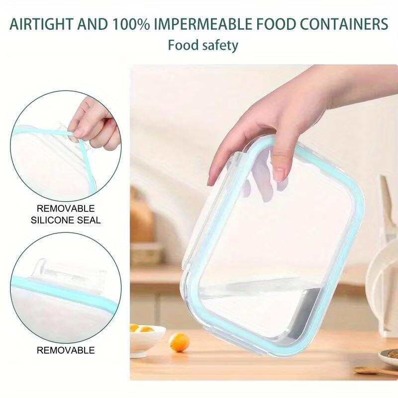 16개 밀폐형 유리 식품 저장 용기, 도시락, 전자레인 - Glass Meal Prep Container 리뷰 및 가격
