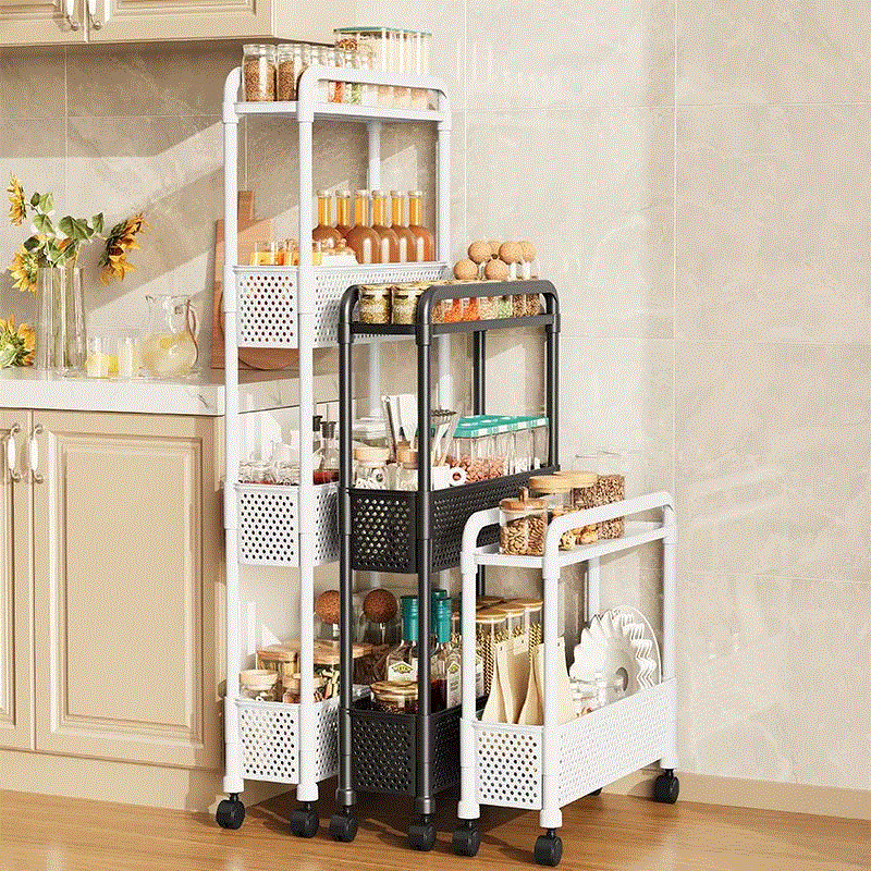 2/3/4단 이동식 수납 선반 카트, 욕실 코너 선반, - Food Storage Rack 리뷰 및 가격