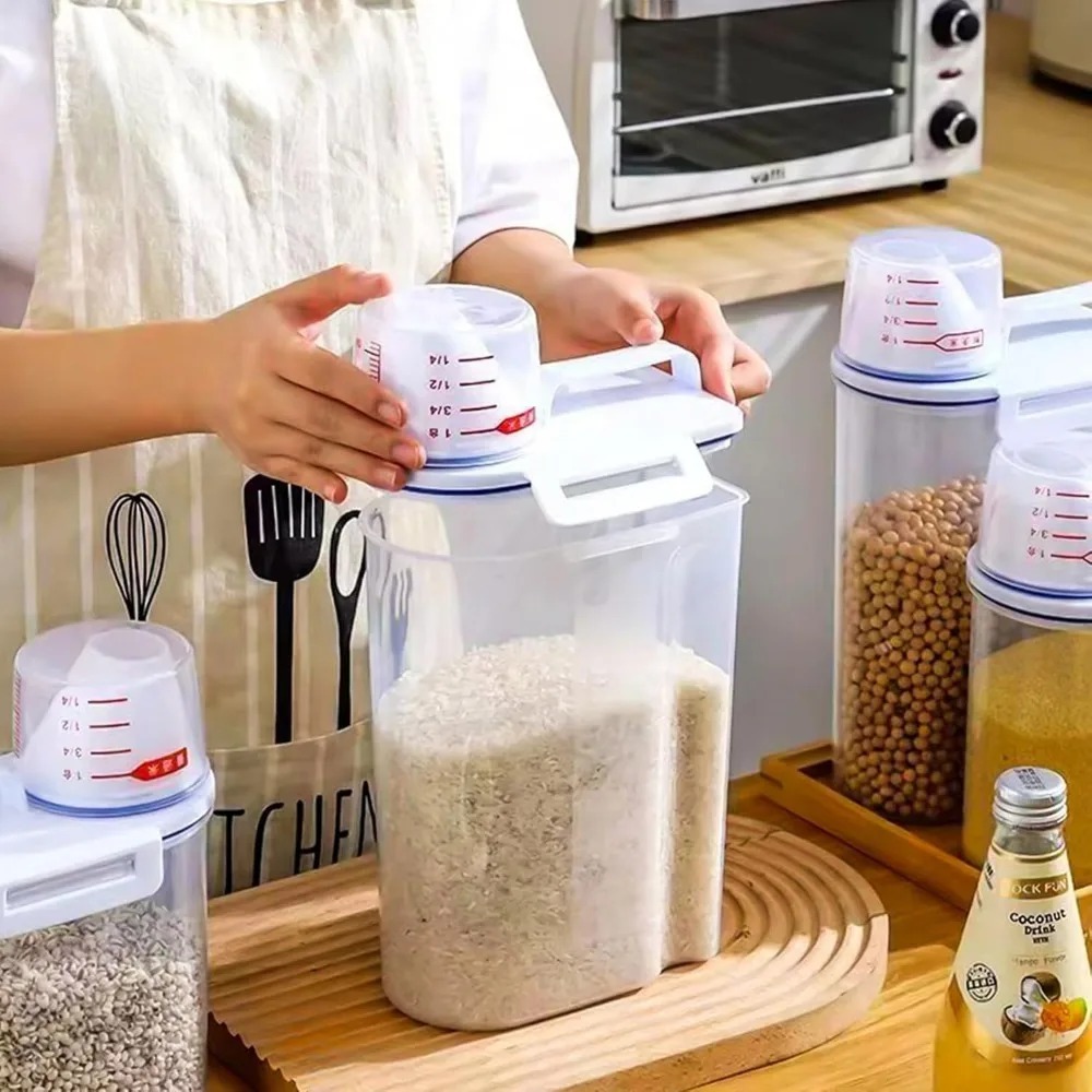 쌀 건조식품 보관 용기 BPA 프리 식품 보존 용기 플 - Food Storage Ideas 리뷰 및 가격