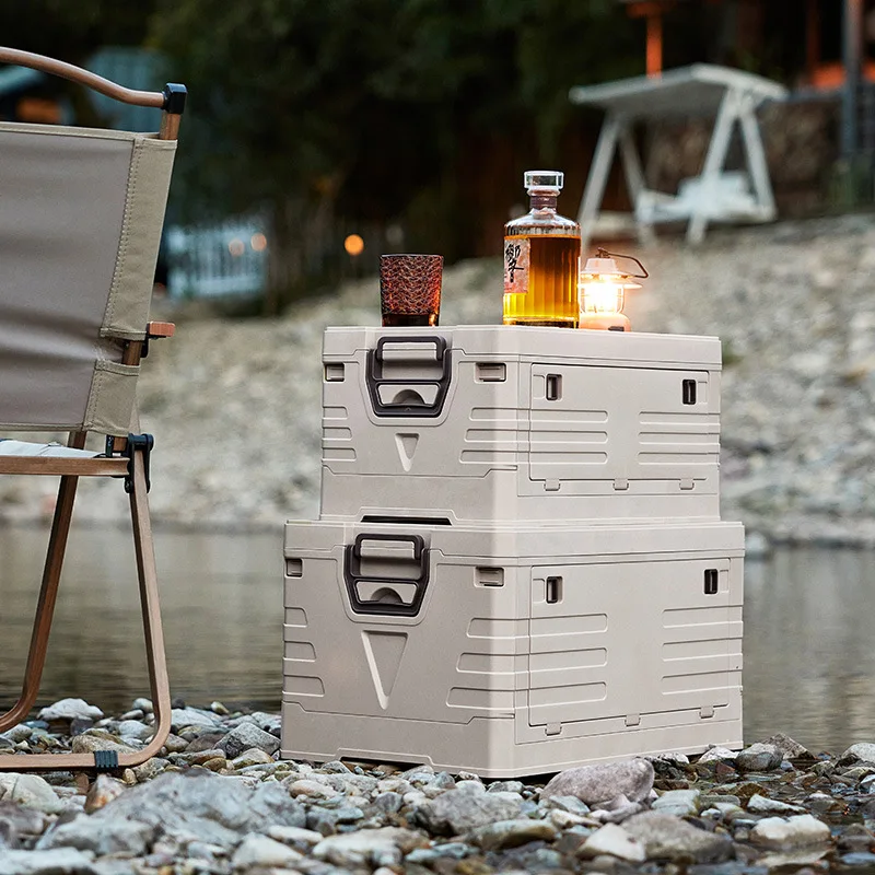 자동차 보관함 야외 캠핑 접이식 보관함 뚜껑이 있는 대 - Food Storage Box Large 리뷰 및 가격