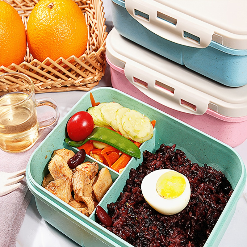 스프렁키스 시리즈 휴대용 도시락통 밀짚 도시락통 칸막이 - Food Storage Safe 리뷰 및 가격